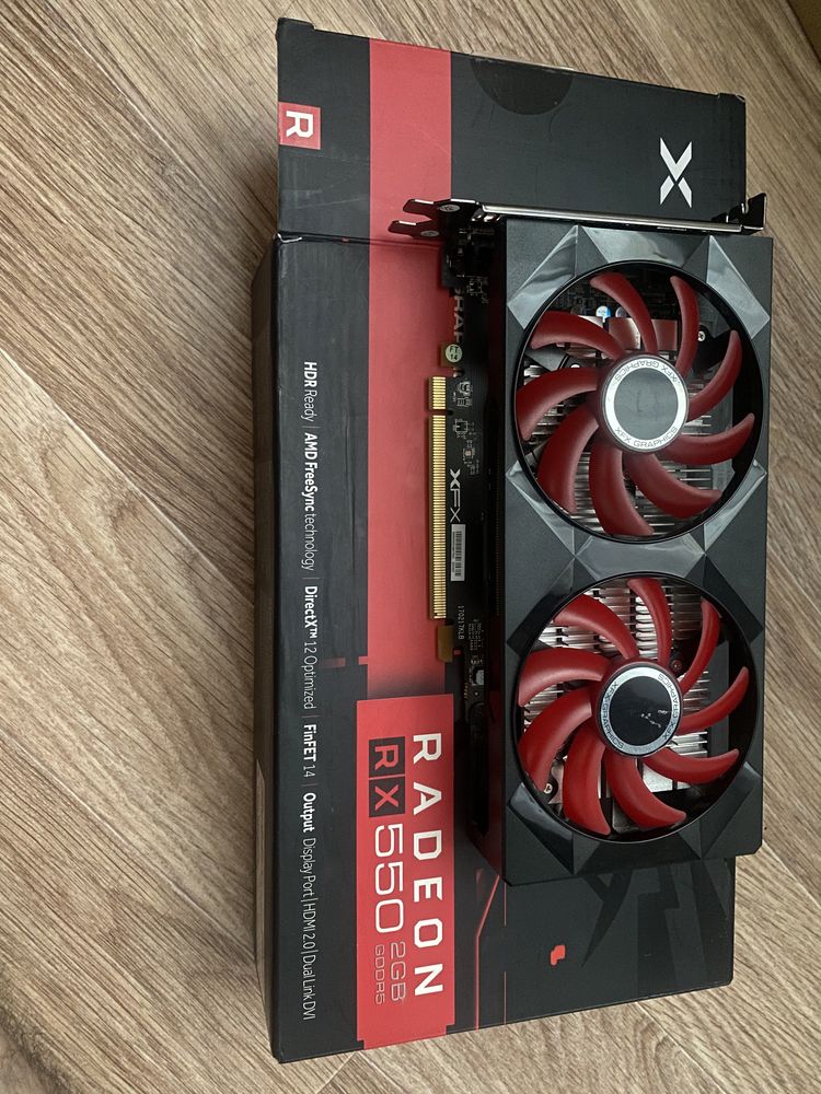 Продам видеокарту RX 550 2 gb