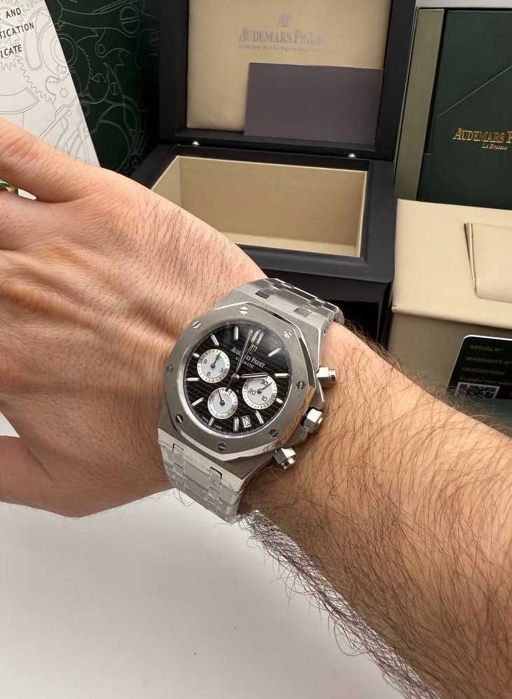 Audemars piguet royal oak chrono blue-black