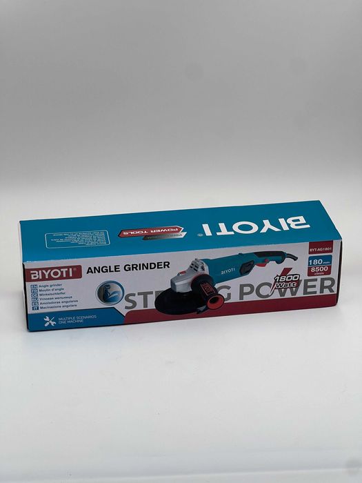 Болгарка Biyoti BYT-AG1801, 1800 Вт, 180 мм