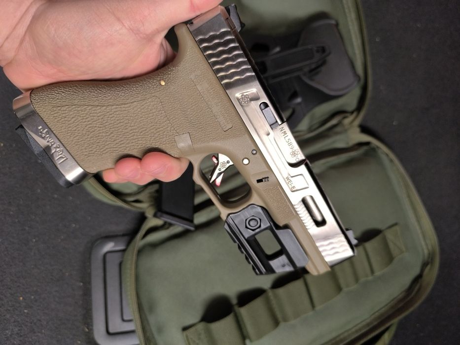 WE GBB Glock 18C Gen4 T8 Custom - Airsoft реплика