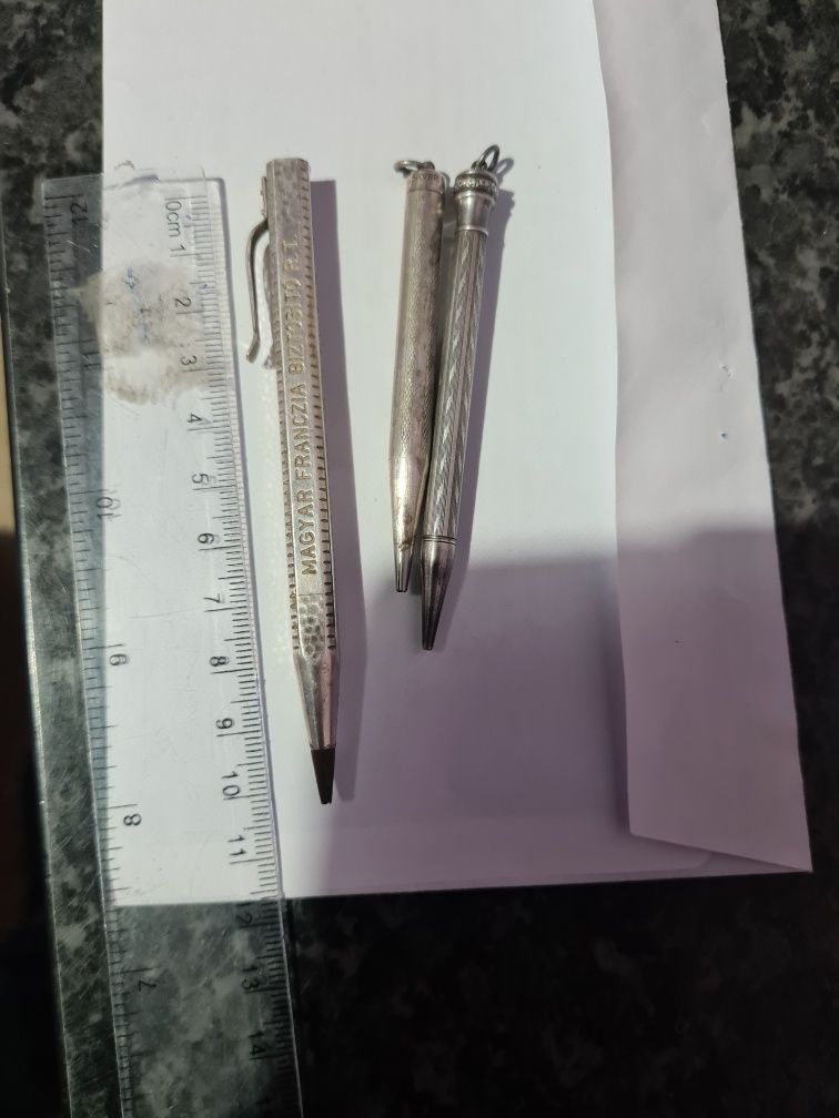 Creioane mecanice din argint