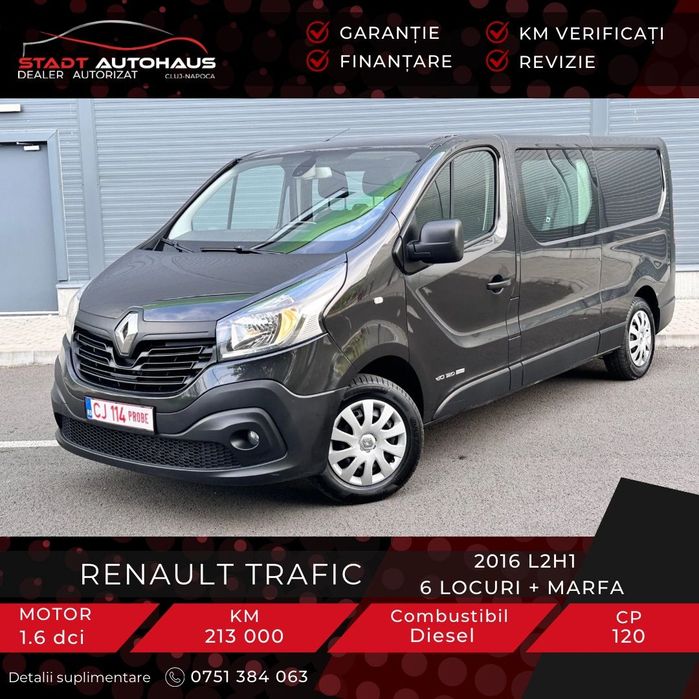 Renault Trafic L2H1 mixt 6 locuri+marfa 6 locuri