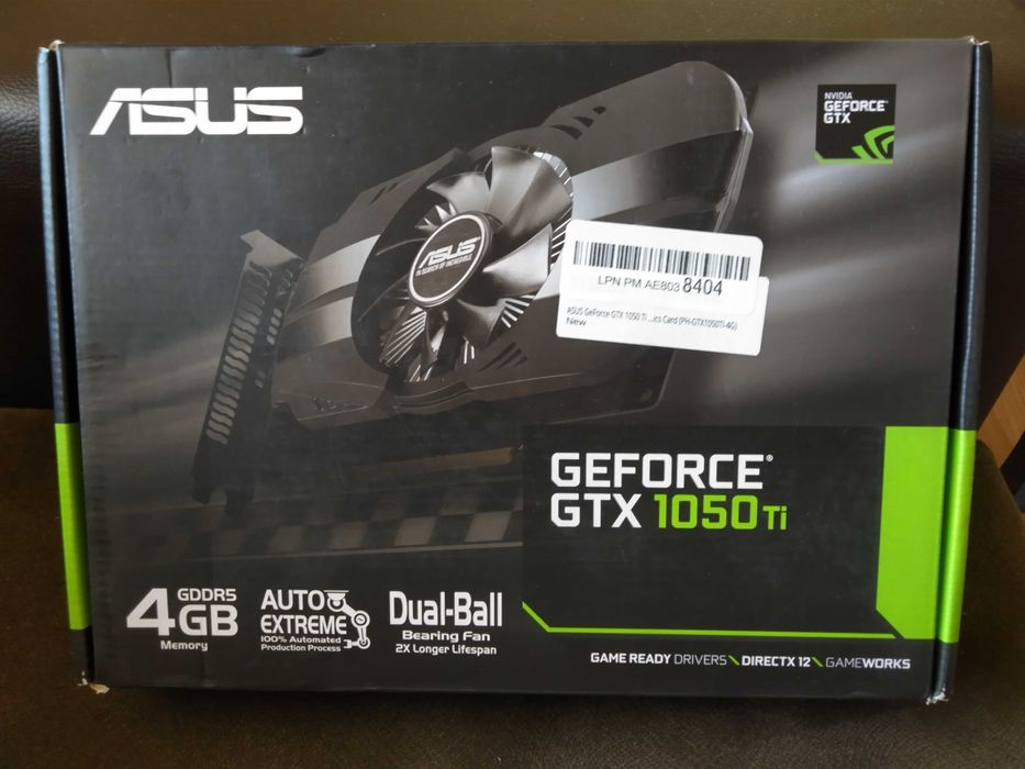 GeForce GTX 1050Ti ASUS - New