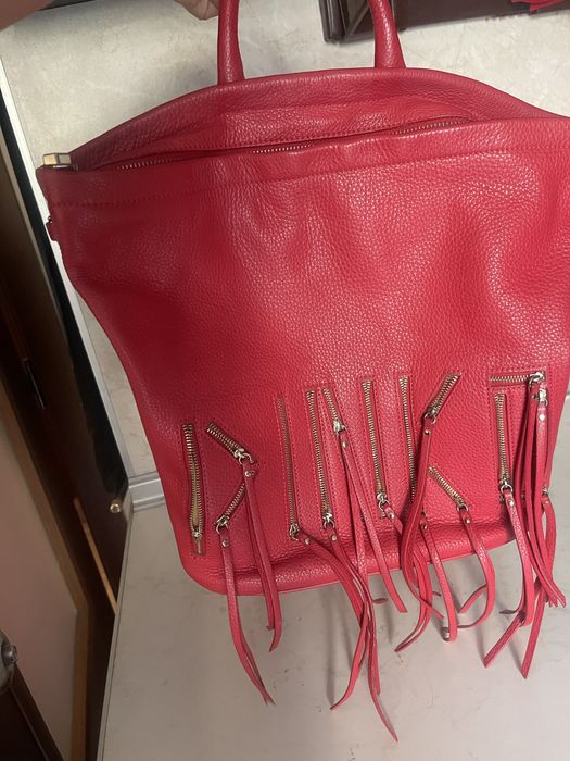 Кожена раница Pinko естествена кожа
