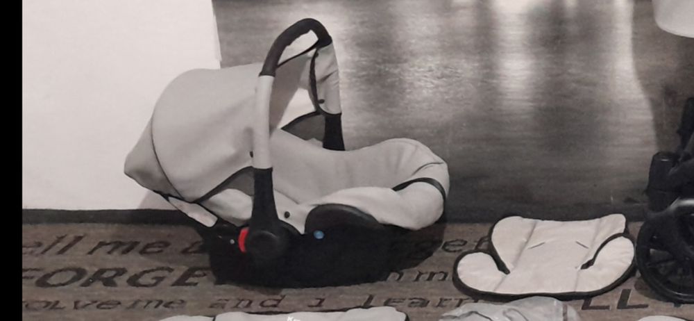 Cărucior/căruț copii 3 în 1 sport+landou+scaun auto.Krausman.