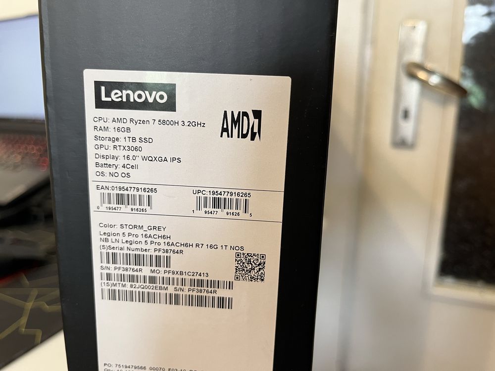 Лаптоп Lenovo Legion 5 Pro