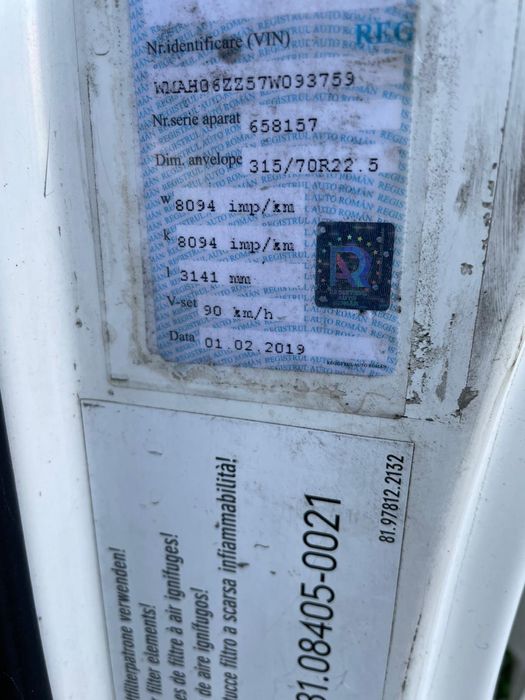 Cablaj instalatie electrica cabina Man Tga Euro5