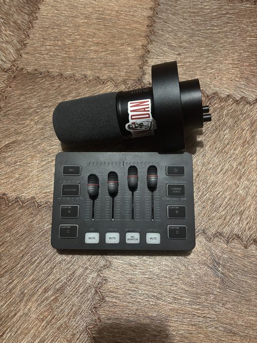 Микрофон fifine k688, аудеокарта fifine sc3