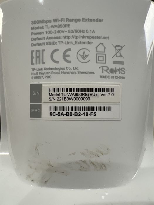Wifi Range Extender wireless N300 TP-Link TL-WA850RE, Moduri RE/AP