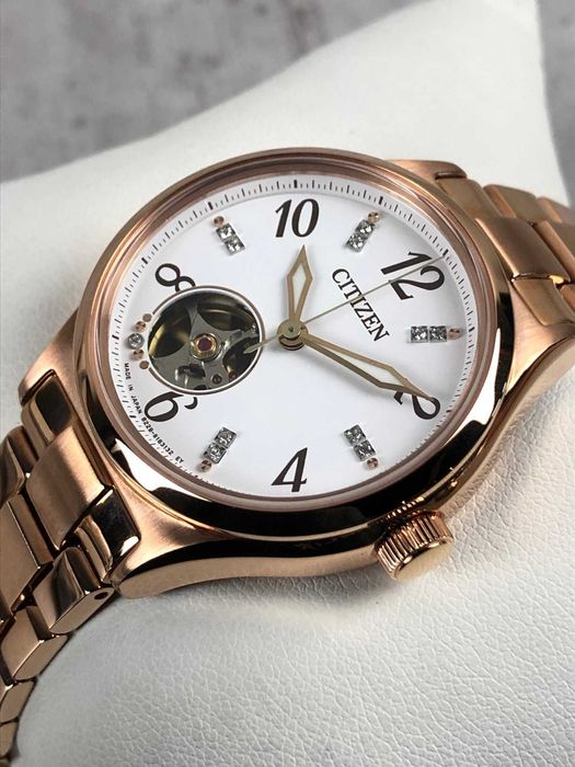 Ceas dama Citizen - Lady Open Heart Automatic - PC1002-85A -