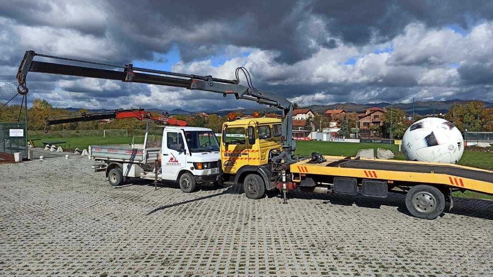 Транспортни услуги с пътна помощ кран / самосвал