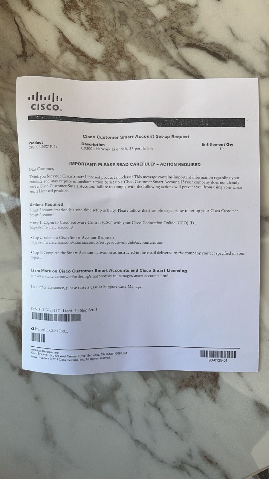 Коммутатор Cisco C9300L-24P-4X-E | Новый, в упаковке