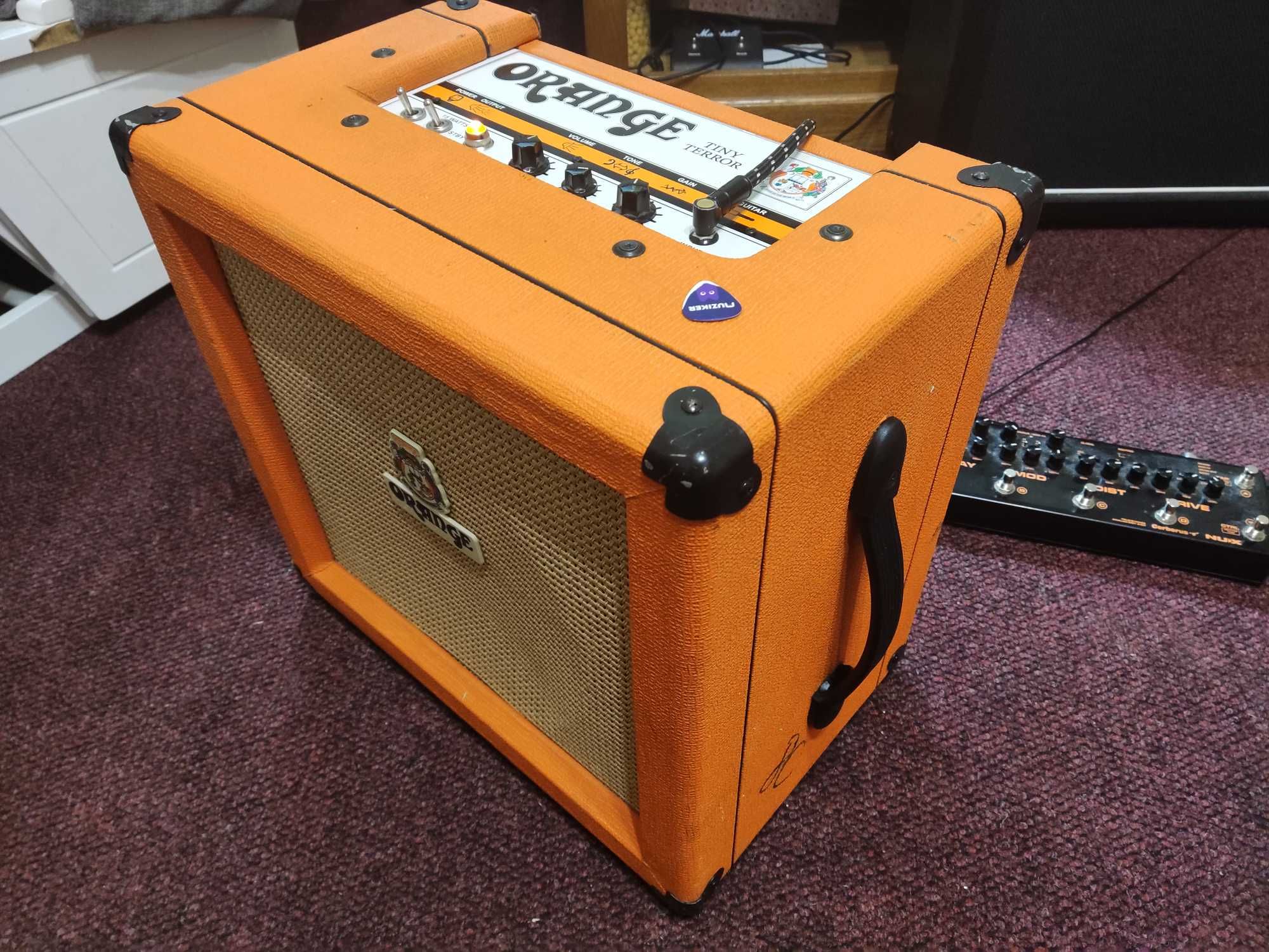 Orange Tiny Terror - Combo de chitară 100% pe Lămpi - 15W 1x12"