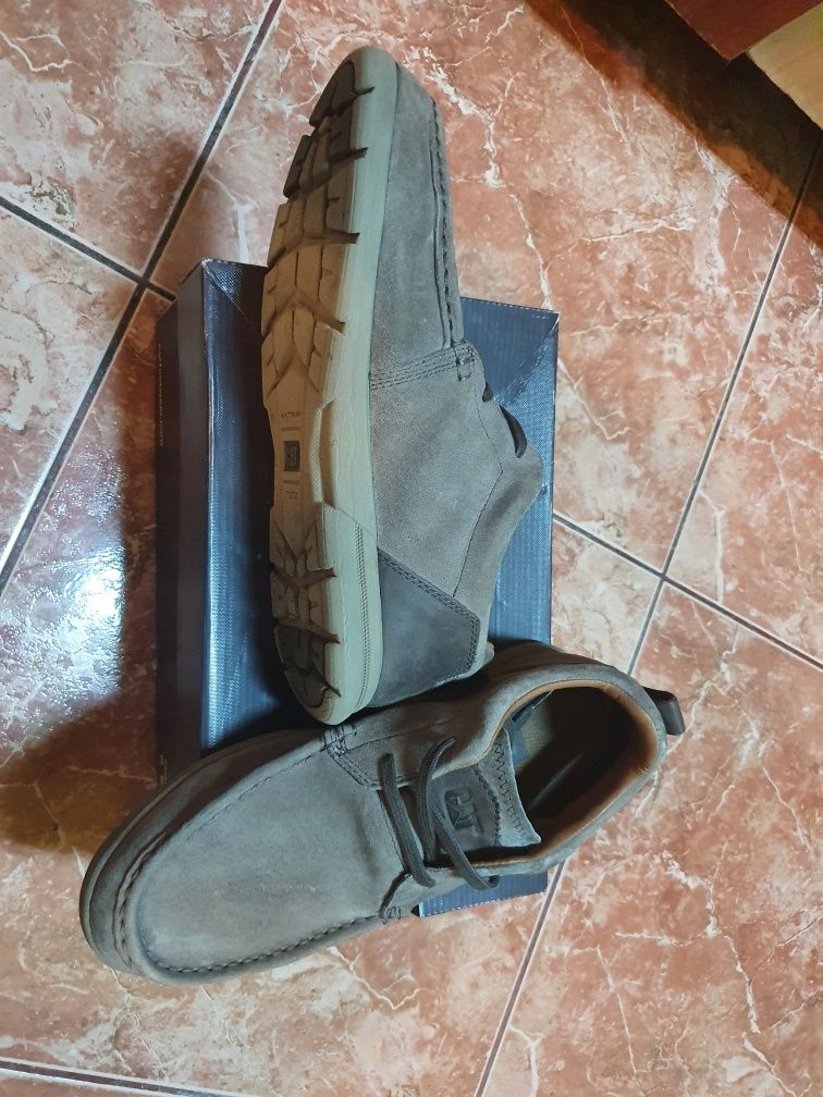 Mocasini / pantofi casual Catepilar CAT piele întoarsă, culoare superb