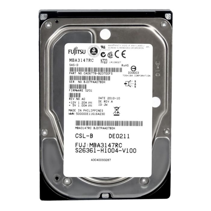 Hard Disk 146GB SAS, 3,5inch