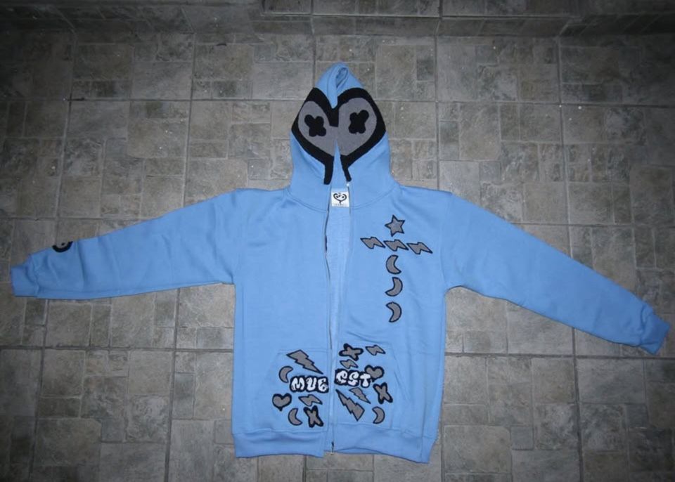 Hanorac Mubest Brand Zip Up Baby Blue albastru deschis