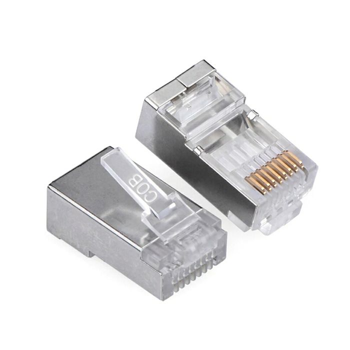 Коннекторы RJ45 UTP, FTP, Cat 5E (50 шт). Качественный! Алматы.
