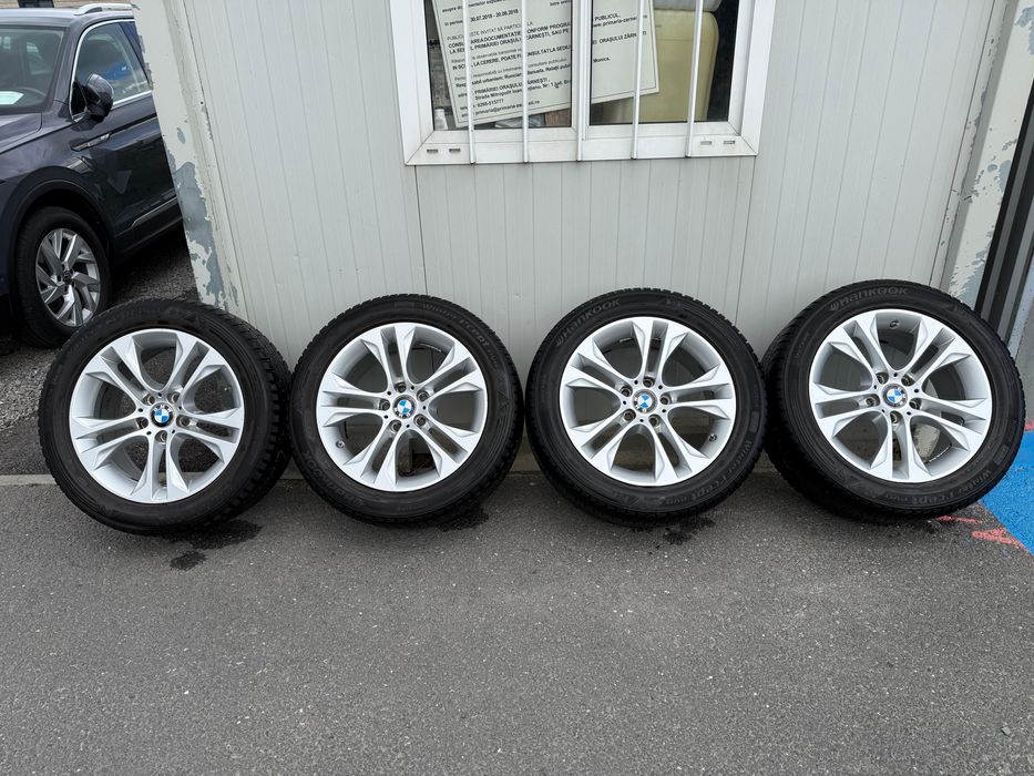 Jante Originale BMW X3/X4 pe 18 cu anvelope de iarna 245 50 18.