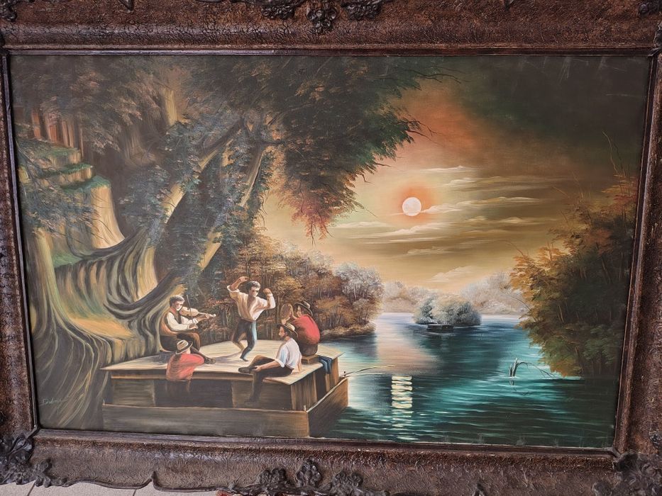 Tablou de vînzare pe pânza in ulei cu semnatura