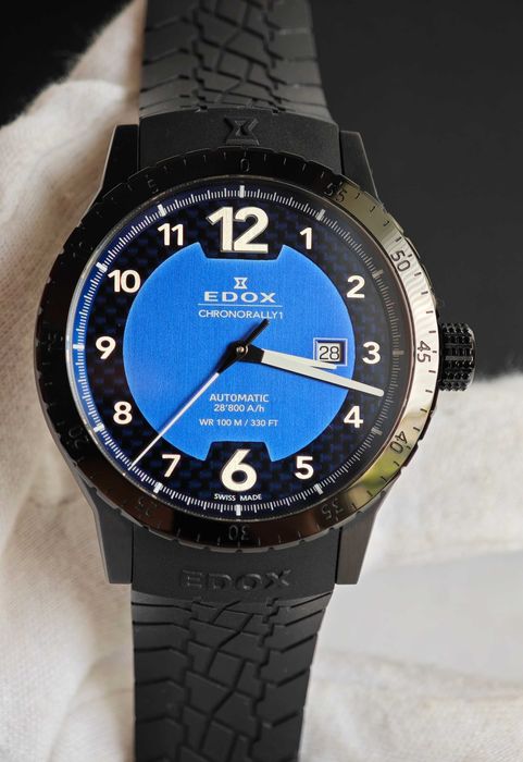 БАРТЕР Edox Chronorally 1 Black Automatic