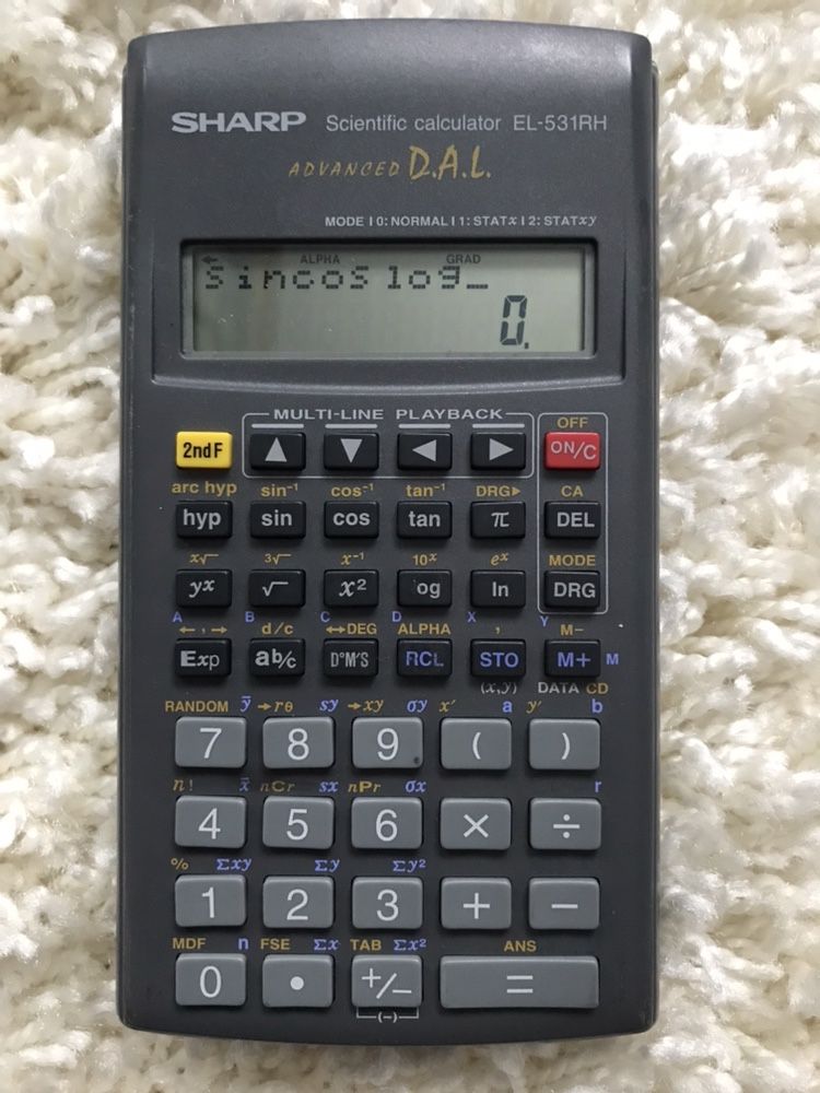 Calculator Sharp Scientific EL-531RH Advance D.A.L