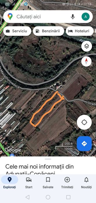 Teren intravilan Adunații Copaceni