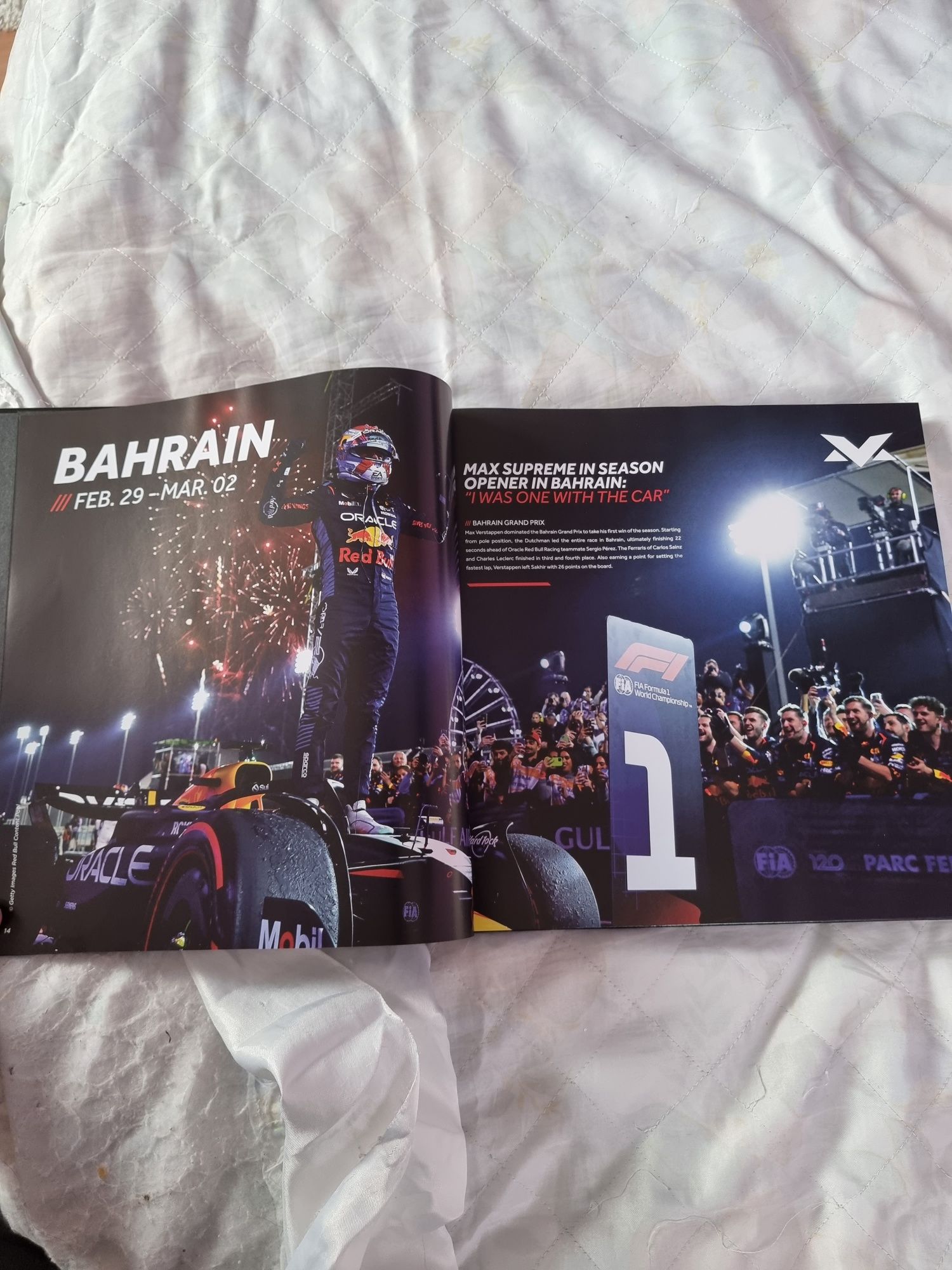 Годишна книга от шампионата 2024 Max Verstappen F1