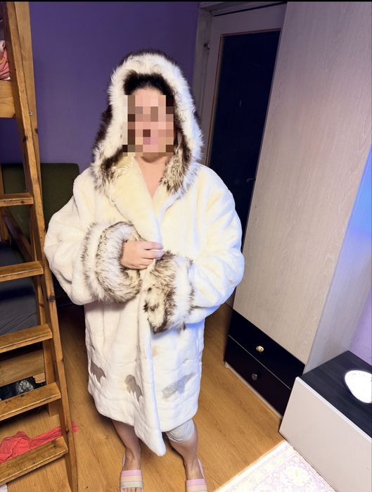 Blana sintetica alba marimea 2xl