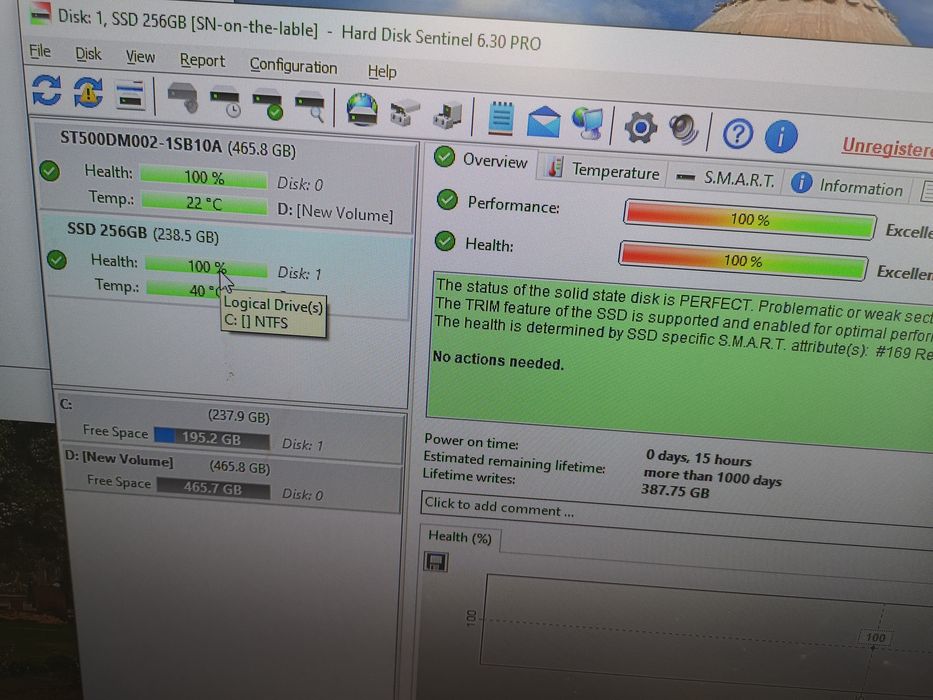 HP ProDesk 600 G1 Tower – i3 3.5GHz / 8GB RAM / SSD 256GB + HDD 500GB