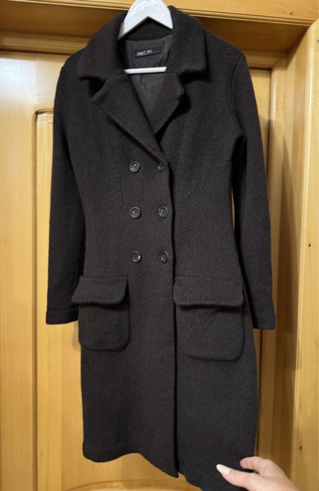 Pardesiu gros lână virgină 80% Marc Cain, size nr 3.