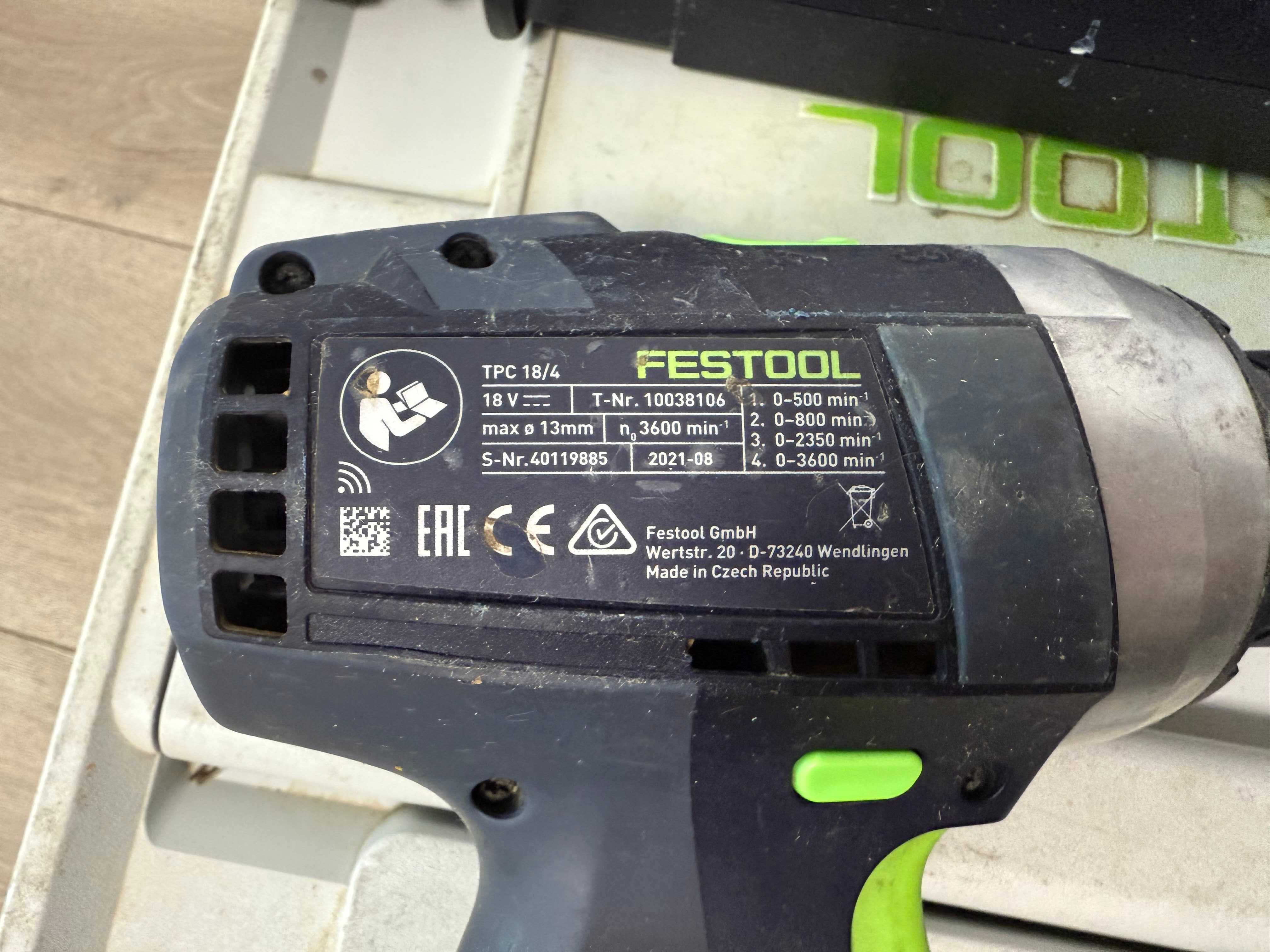 Festool TPC 18/4 TID 18