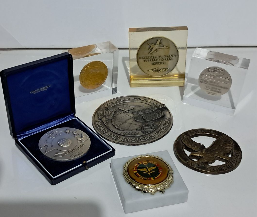 Lot 7 medalii aviație militară și civilă