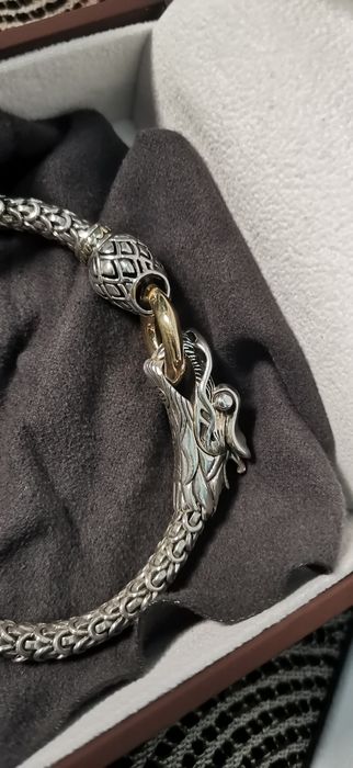 Bratara John Hardy NAGA DRAGON  silver - gold 18 k