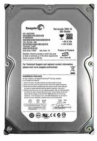 HDD hard disk Seagate Barracuda 7200.10 de 250GB, 7200rpm, 16MB
