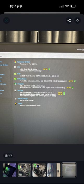 PC scoala & gaming i7-2700K, 24GB RAM, GTX 1050 Ti + casti TUF cadou