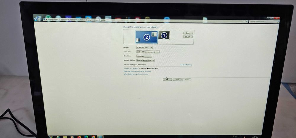 Monitor touchscreen  22 ,56cm