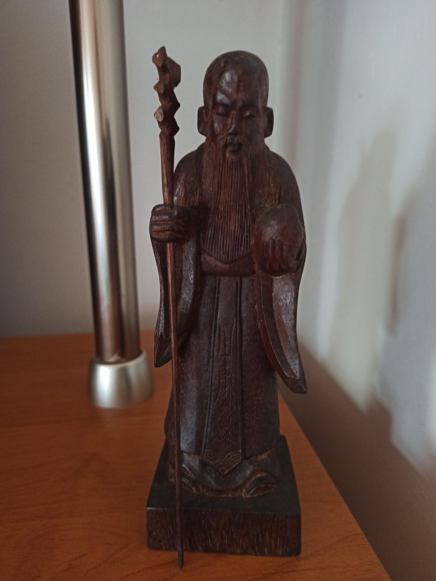 Înțelept japonez - sculptură în lemn