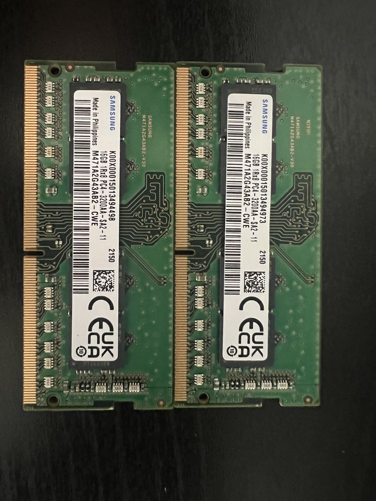 Memorii ddr4 32gb , 3200