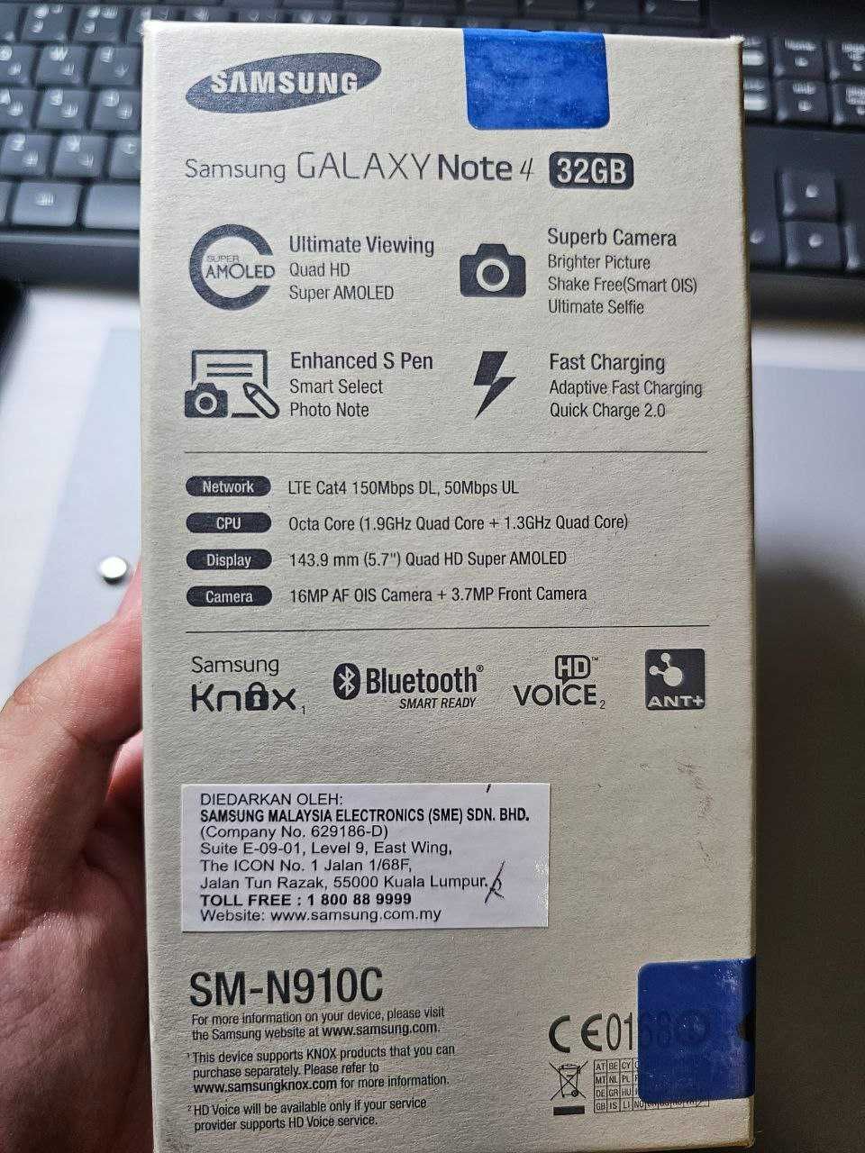 Продам на запчасти Samsung Note 4 32gb