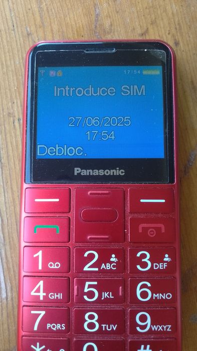 Telefon Panasonic Nou nefolosit în cutia originala Senior