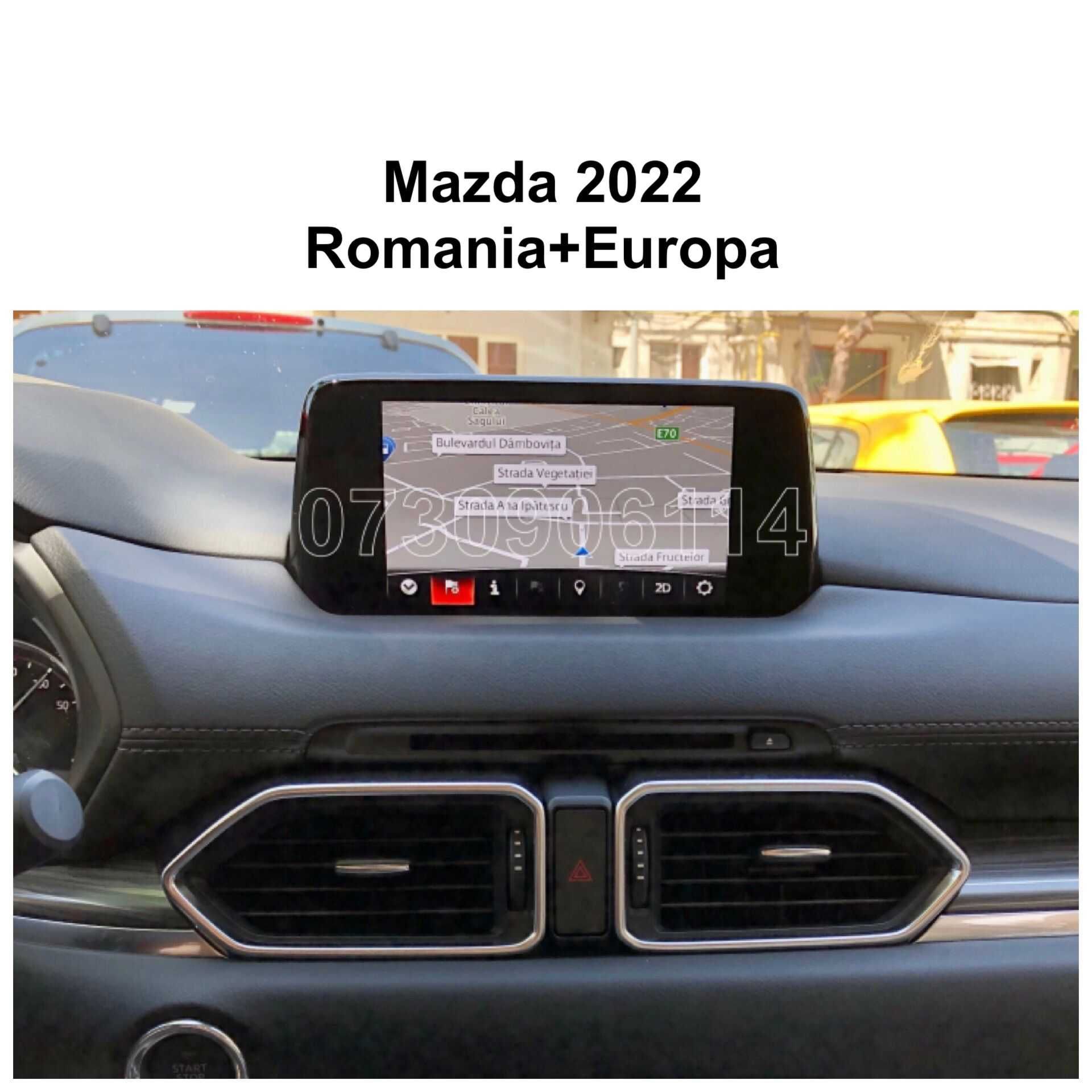 Mazda card harta navigatie Europa Romania Mazda 3 6 CX-3 CX-5 L Romana