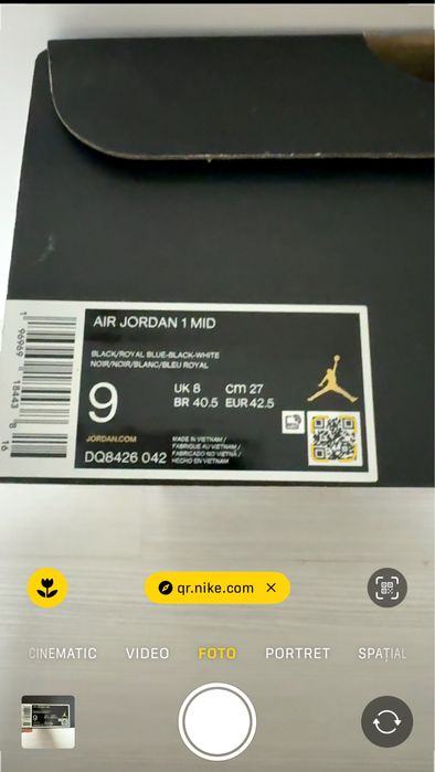 Adidasi Jorden , nr 42,5