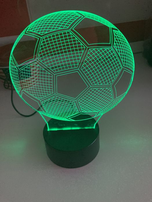 Veioza 3D in 8 culori