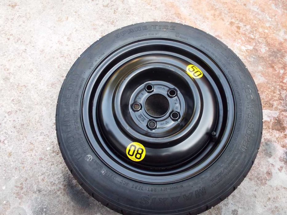 vand roata de rezerva ingusta pe renault fluence si megane 3,4 pret500