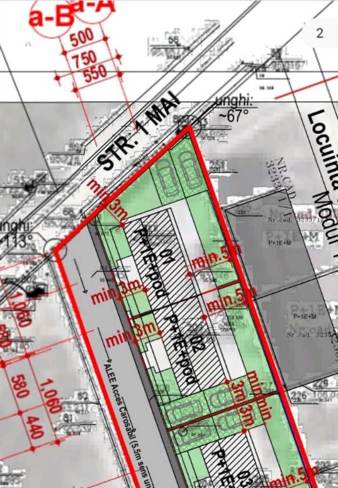 Teren intravilan de vanzare, toate utilitatile, autorizatie & proiect