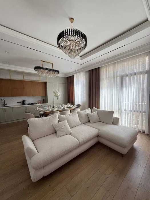 Шикарная 2ком квартира около Piramit Tower, на ул Нукус, Узбегим ID01