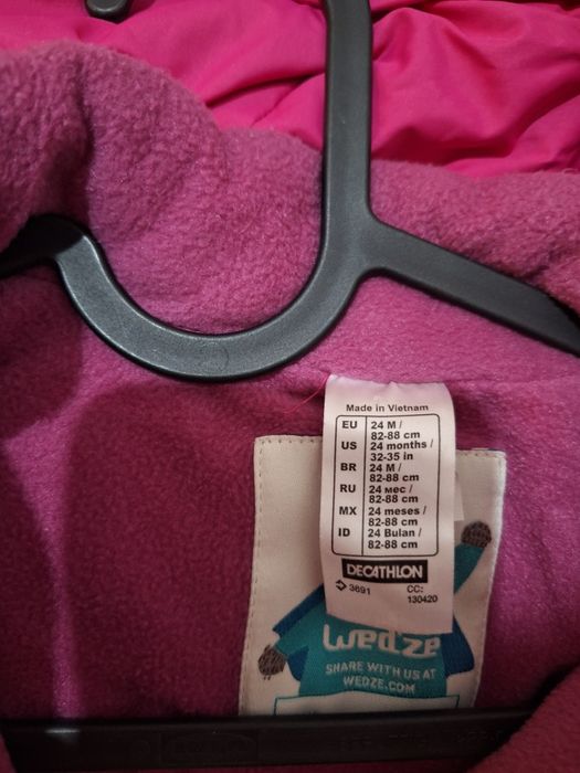 Salopeta ski  Wedze mărimea 82-88