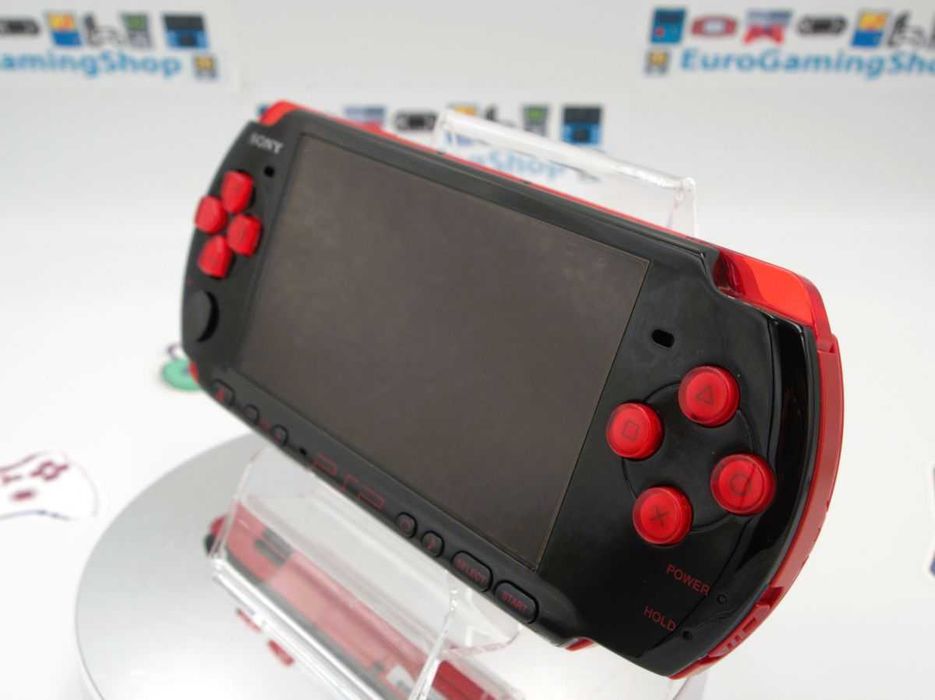 Sony PSP 3000 Red Black/CFW 6.60/64GB/50Jocuri, imp. Jap [JP19PSP3-02]
