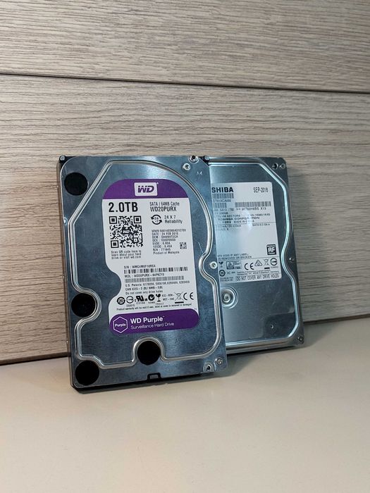 ‼️Жесткие диски 500гб, 1тб, 2тб здоровье 100% HDD для видеонаблюдения
