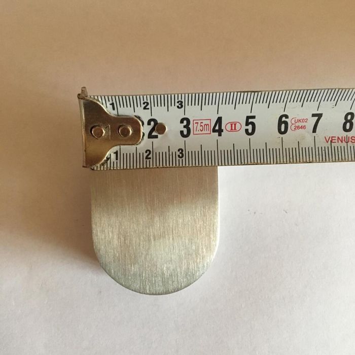 Cleme satinat pentru balustrada rectangulară